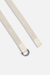 CINTURA RIGATA IN CORDA PANNA